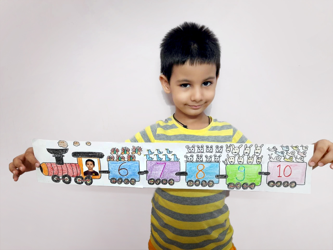 Presidium Dwarka-6, PRESIDIANS STRENGTHEN MATHS SKILLS WITH NUMBER TRAIN ACTIVITY